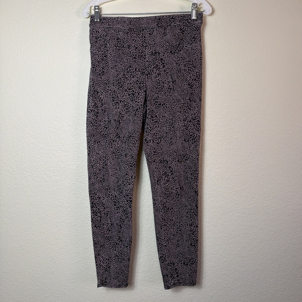 Spanx Skinny Jeggings Medium Animal Print Cheetah Pattern Tummy Control Leggings
